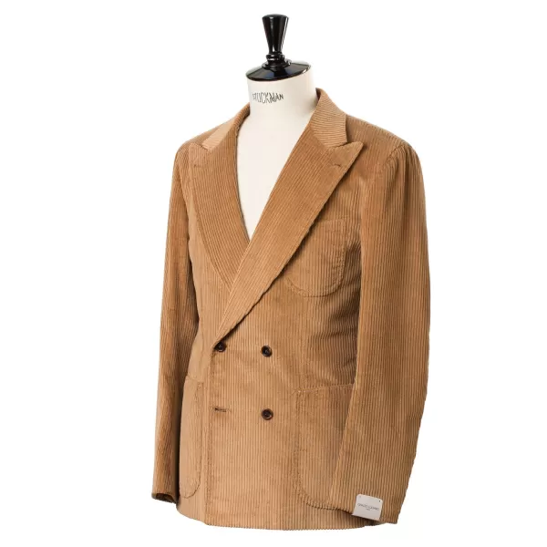 Orazio Luciano Anzug „Bombato Montagne" Aus Baumwollcord Reine Handarbeit* Anzugjacke