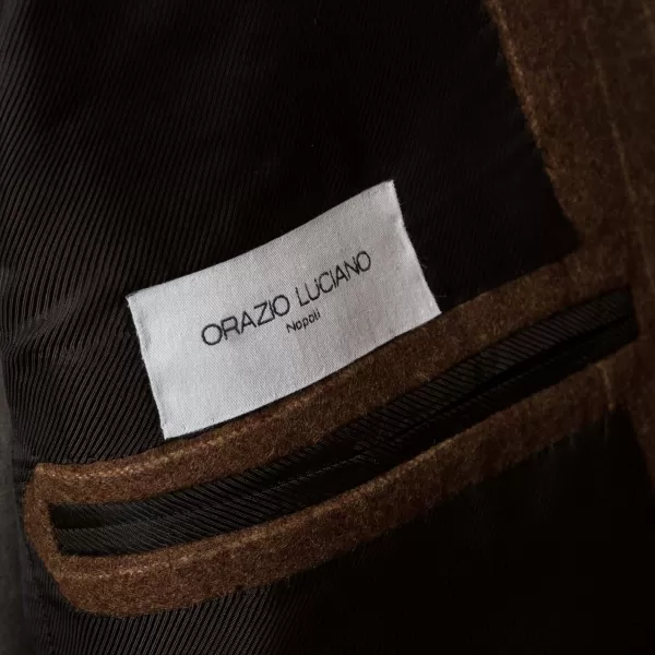 Orazio Luciano Anzug „Vintage-Chalkstripe" Aus Reiner Wolle „Vintage Fox" Von Fox Brot* Anzugjacke