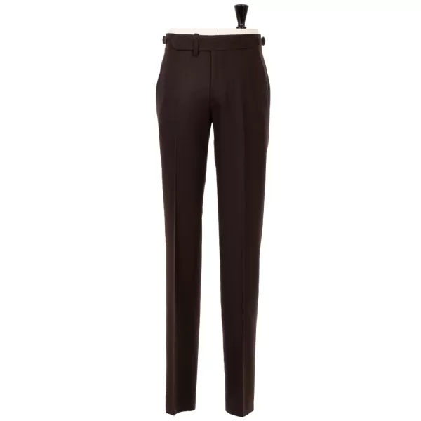 Cesare Attolini Braune Hose „Limited Fox Flannel" Aus Englischer Wolle Reine Handarbeit* Hose