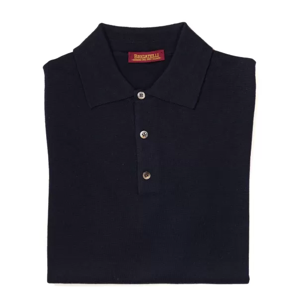 Brigatelli seit 1922 Brigatelli Dal 1922 Per Michael Jondral: Gestricktes Poloshirt Aus Feinstem M* Strickwaren