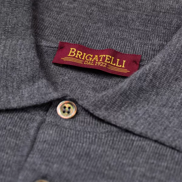 Brigatelli seit 1922 Brigatelli Dal 1922 Per Michael Jondral: Gestricktes Poloshirt Aus Feinstem M* Strickwaren