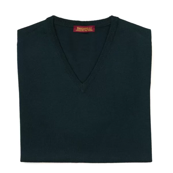 Brigatelli seit 1922 Brigatelli Dal 1922 Per Michael Jondral: V-Pullover Aus Feinstem Mer* Strickwaren