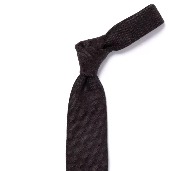Cesare Attolini Ca Archivio Storico: Krawatte „Nuovo Tweed" Aus Reiner Wolle Handgerollt* Krawatten