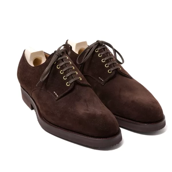 Saint Crispin's Derby „Blucher" Aus Dunkelbraunem Wildleder Reine Handarbeit* Mto