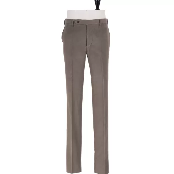 Rota Sartorial Exklusiv Bei Michael Jondral: Khakigrune Hose Aus Englischer Baumwolle M* Hose
