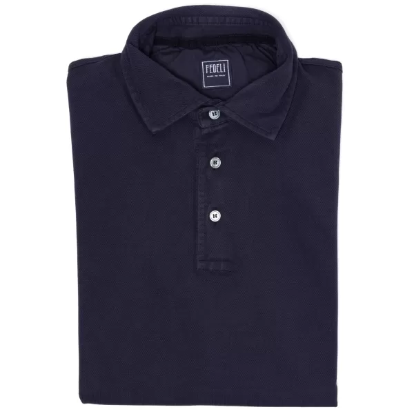 Fedeli Exklusiv Bei Michael Jondral: Langarm-Poloshirt „North" Von Pure Giza Co* Poloshirts Langarm