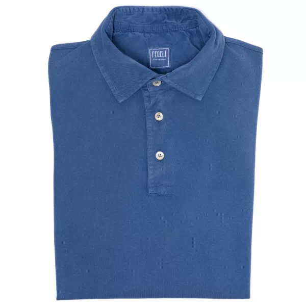 Fedeli Exklusiv Bei Michael Jondral: Langarm-Poloshirt „North" Von Pure Giza Co* Poloshirts Langarm