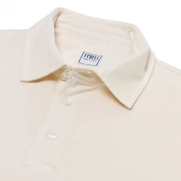 Fedeli Exklusiv Bei Michael Jondral: Langarm-Poloshirt „North" Von Pure Giza Co* Poloshirts Langarm