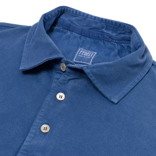 Fedeli Exklusiv Bei Michael Jondral: Langarm-Poloshirt „North" Von Pure Giza Co* Poloshirts Langarm