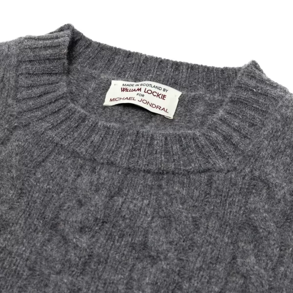 William Lockie Exklusiv Bei Mj: Pullover „Crew Cable-Rib" Aus Reinem Geelong* Strickwaren