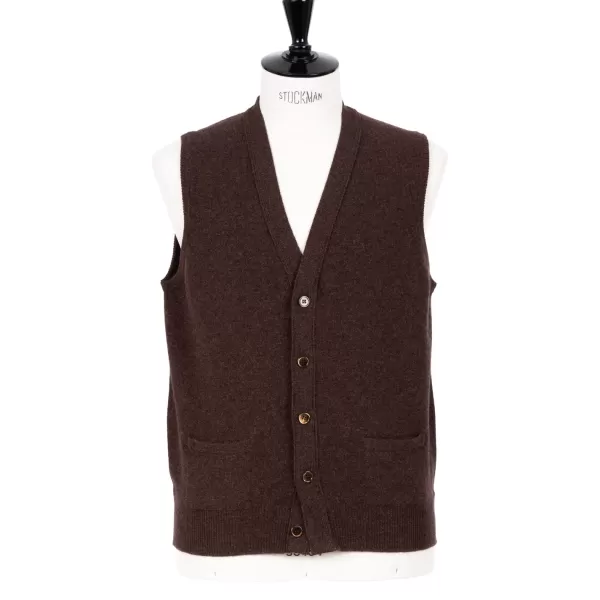 William Lockie Exklusiv Bei Mj: Strickweste „Rob Waistcoat" Aus Reinem Geelong-Lammfell* Strickwaren