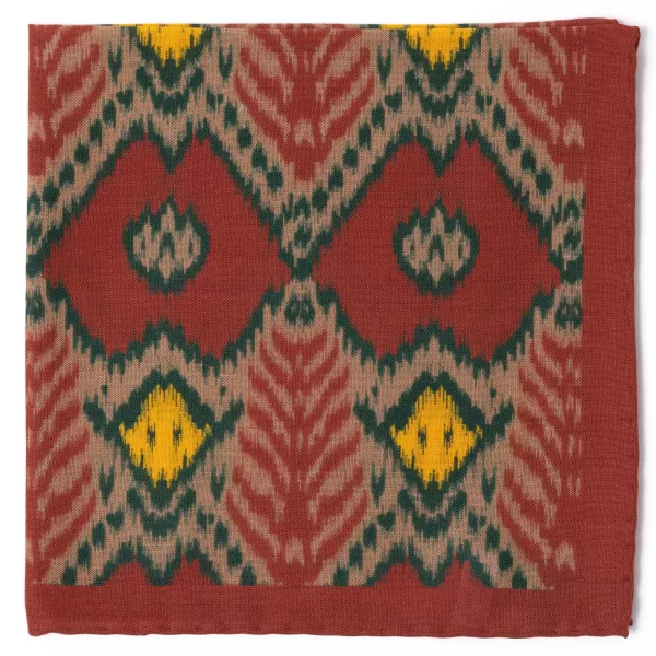 Anderson u0026 Sheppard Exklusiv Fur Michael Jondral: Einstecktuch „Colored Ikat" Aus* Taschentücher