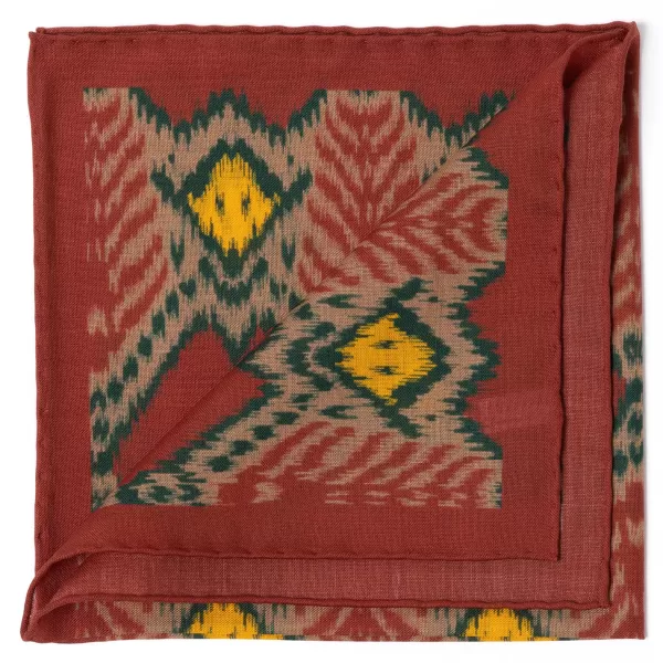 Anderson u0026 Sheppard Exklusiv Fur Michael Jondral: Einstecktuch „Colored Ikat" Aus* Taschentücher
