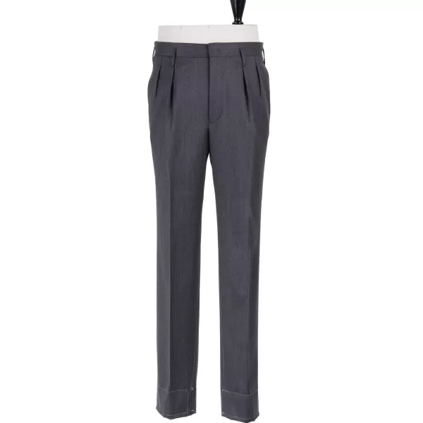 Rota Sartorial Exklusiv Fur Michael Jondral: Graue Hose „Hollywood" Mit Zwei Pleas* Hose