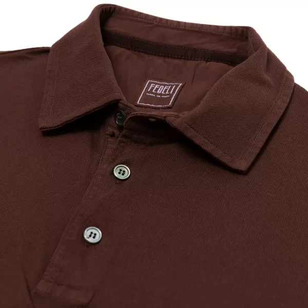 Fedeli Exklusiv Fur Michael Jondral: Longsleeve-Polo „North" Aus Reiner Giza-* Poloshirts Langarm