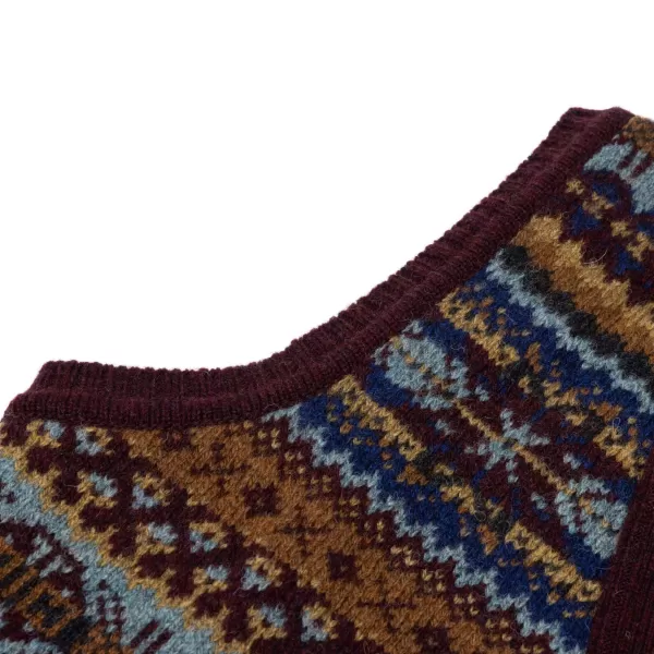 Glenugie Exclusive X Mj: „Fairisle-Weste" Aus Reiner Wolle Pure Soft Sh* Strickwaren