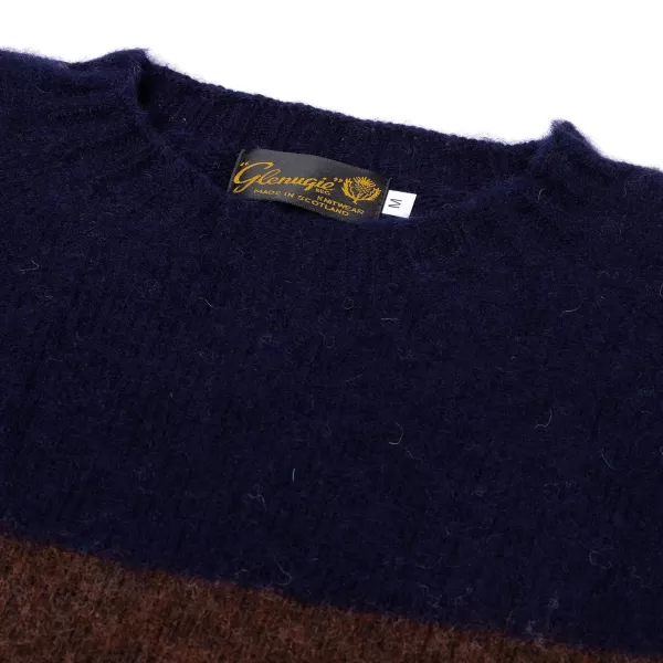 Glenugie Exclusive X Mj: Pullover Aus Reiner Wolle „College Stripe Jumper" C* Strickwaren