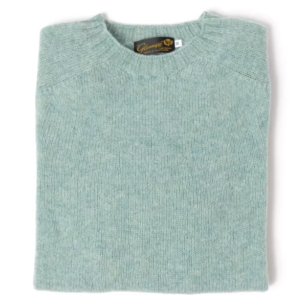 Glenugie Exclusive X Mj: Pullover „Round Jumper" Aus Reiner Wolle Ci* Strickwaren