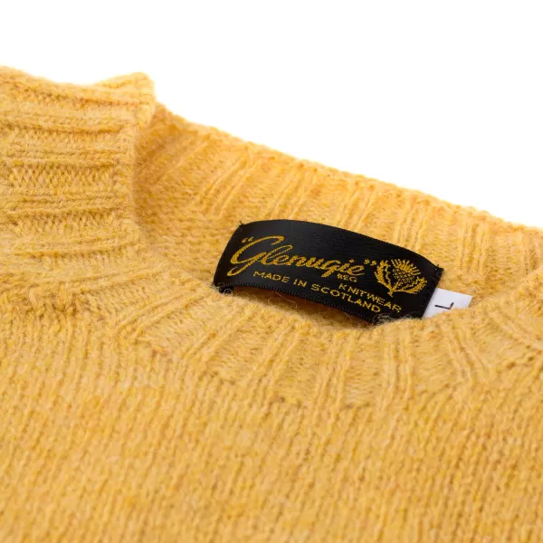 Glenugie X Mj: Pullover „Round Jumper" Aus Reiner Wolle Pure Soft Sh* Strickwaren