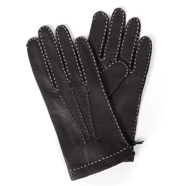 Thomas Riemer Wien Handschuh "Marienbad V" Aus Peccary-Leder - Handgenaht* Handschuhe