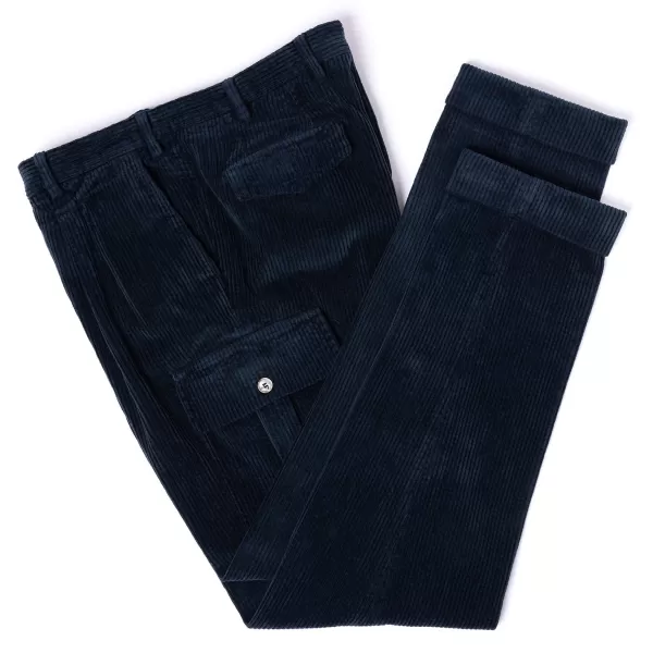 Ich Capresi I Capresi X Mj: Cargohose „Vesuvio" Aus Gewaschenem Baumwollcord* Hose