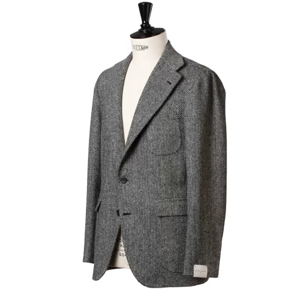Orazio Luciano Jacke „Cool King" Aus Original Harris Tweed Reine Handarbeit* Anzugjacke