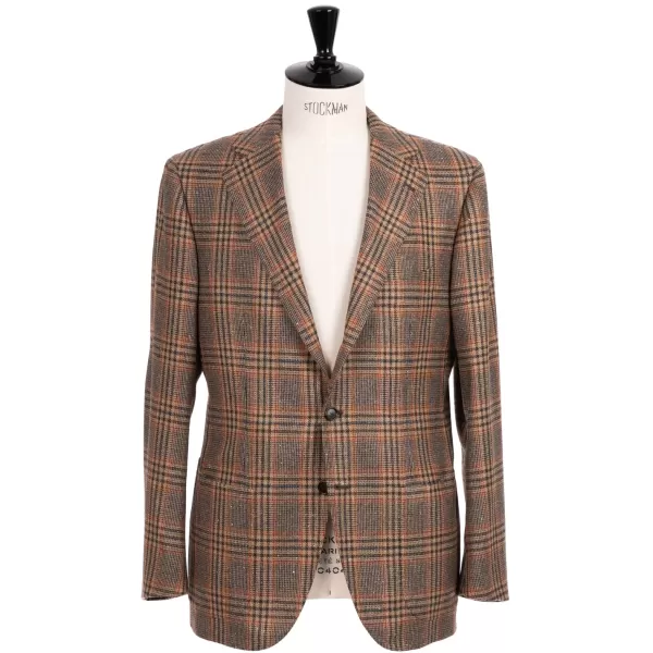 Cesare Attolini Jacke „Terra Di Galles" Aus Kaschmir Und Seide Reine Handarbeit* Anzugjacke