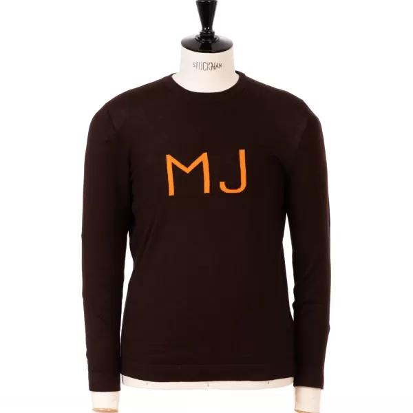 Guercilena 1944 Langarmliger Pullover „Mj Friendship" Aus Reiner Mako-Baumwolle* Strickwaren