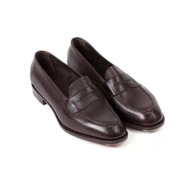 Edward Green Limitierte Auflage: Penny Loafer „Unlined Harrow" Aus Franzosischem Kalbsleder -* S