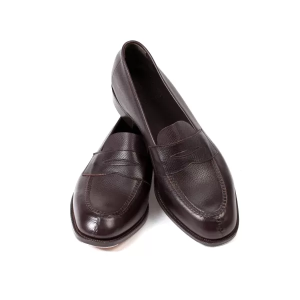 Edward Green Limitierte Auflage: Penny Loafer „Unlined Harrow" Aus Franzosischem Kalbsleder -* S