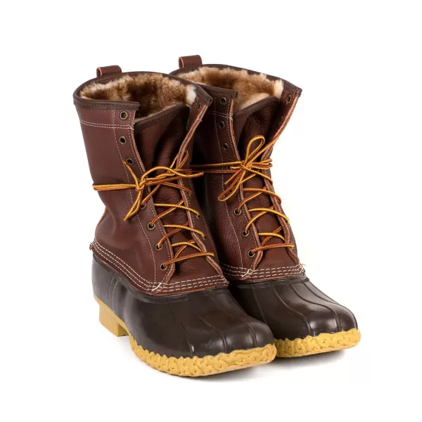 Sonderangebote X MJ Ll Bean X Mj: Stiefel „The Original Shearling Duck" Handgenaht* S