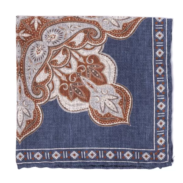 Manufaktur Rosi Rosi Collection X Mj: Einstecktuch „Paisley Square Double Print" In P* Taschentücher
