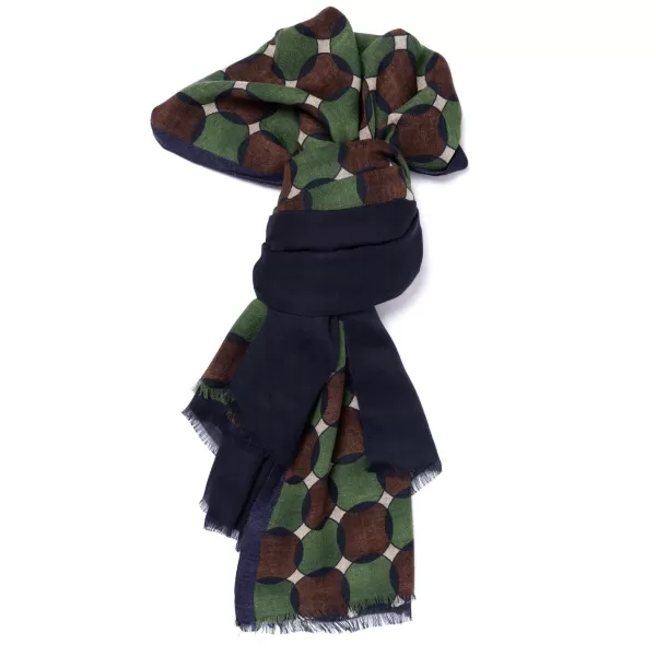 Manufaktur Rosi Rosi Collection X Mj: Schlauchschal „Crossed Circles" Aus Modal Und Cas* Schals