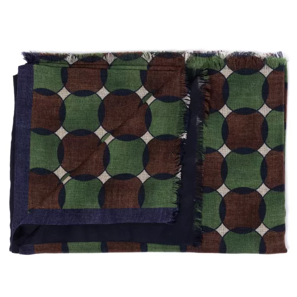Manufaktur Rosi Rosi Collection X Mj: Schlauchschal „Crossed Circles" Aus Modal Und Cas* Schals