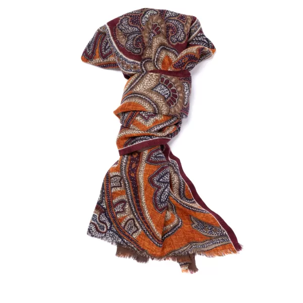 Manufaktur Rosi Rosi Collection X Mj: Schlauchschal „Giant Paisley" Aus Modal Und Kaschmir* Schals