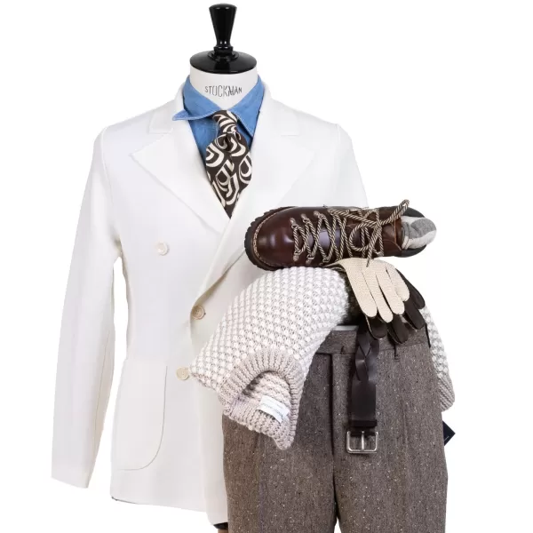 Settefili X Mj: Strickblazer „Giacca In Maglia" Aus Reiner Merinowolle* Strickwaren