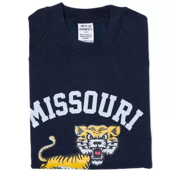 Sonderangebote X MJ Wild Donkey X Mj: Sweatshirt Mit Vintage-Print „Missouri" M* Pullover + T-Shirts
