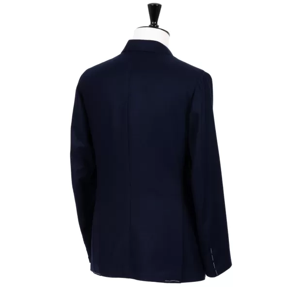 De Petrillo Zweireihige Jacke „Blazer Dorato" Aus Wolle Und Kaschmir Handgefertigt* Anzugjacke